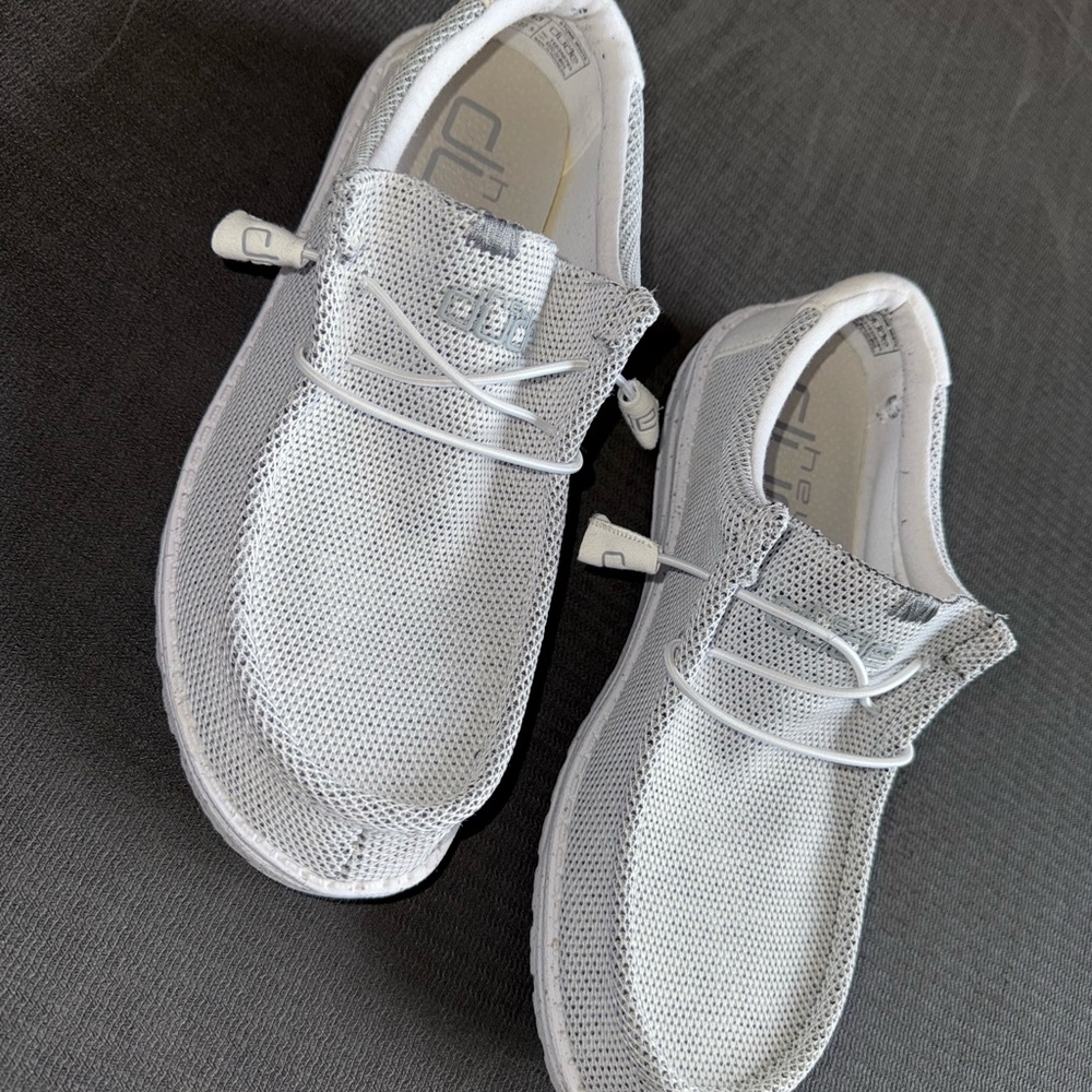 Hey Dude Men White Shoes